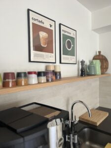 Houten plank keuken